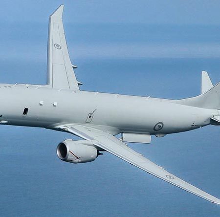 A mocked up image by NZDF of a P-8A Poseidon in Kiwi livery.