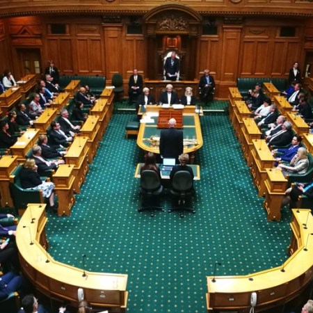 NZ Parliament Debating Chamber