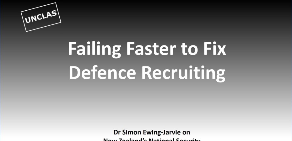 Failing Faster to Fix Defence Force Recruiting - Wide